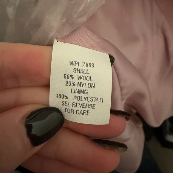 Anne Klein Pink Button-Up Coat - Picture 8 of 8